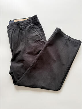 Dockers Black Chinos, Slim Fit Trousers, Men's Black Pants, 34" Waist